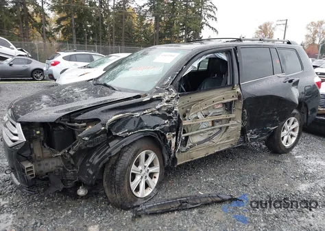 2012 Toyota Highlander Se V6 z USA, uszkodzony, nr VIN 5TDBK3EH5CS094445